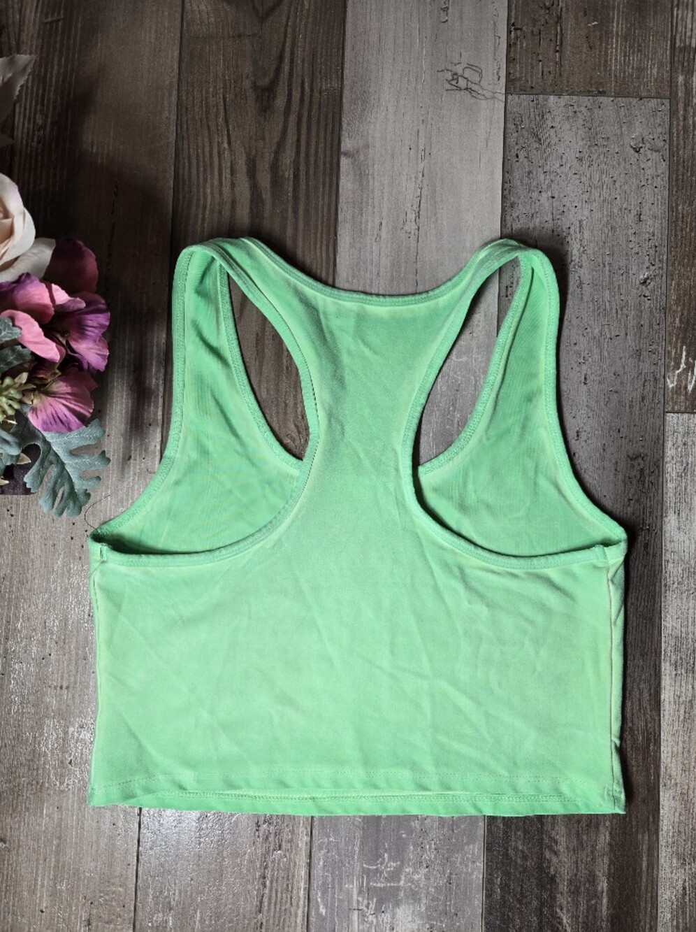Evolution & Creation Green Racerback Crop Tank Top – Women’s Large NWOT - Picture 5 of 16
